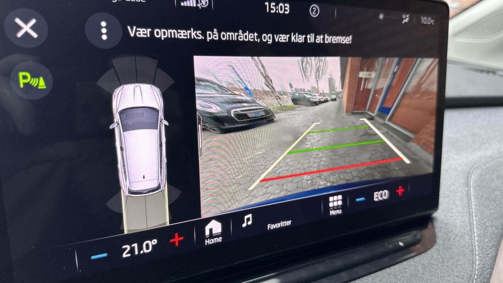 Blå Skoda Enyaq fra 2024