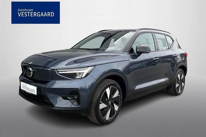 Blå Volvo EX40 fra 2026