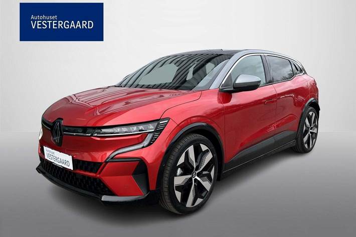 Rød Renault Megane E-Tech fra 2022