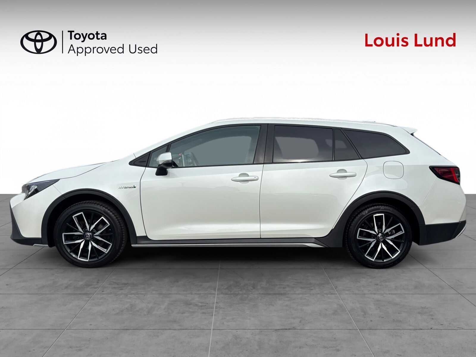 Hvid Toyota Corolla fra 2020
