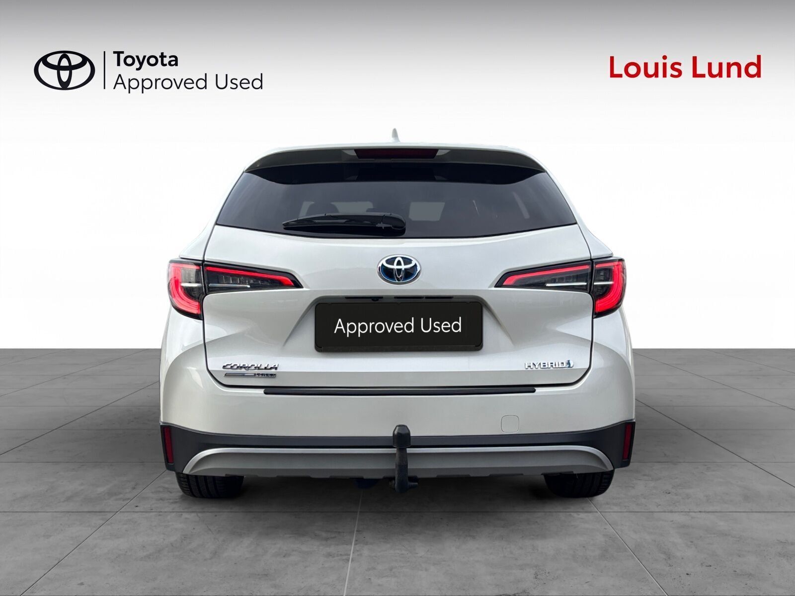 Hvid Toyota Corolla fra 2020
