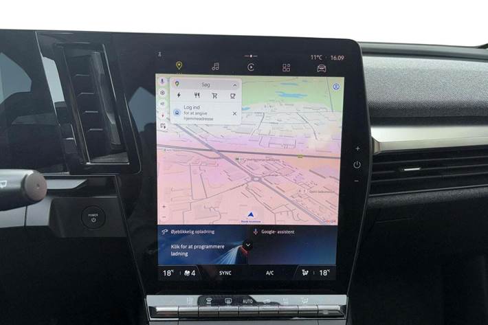 Grå Renault Megane E-Tech fra 2022