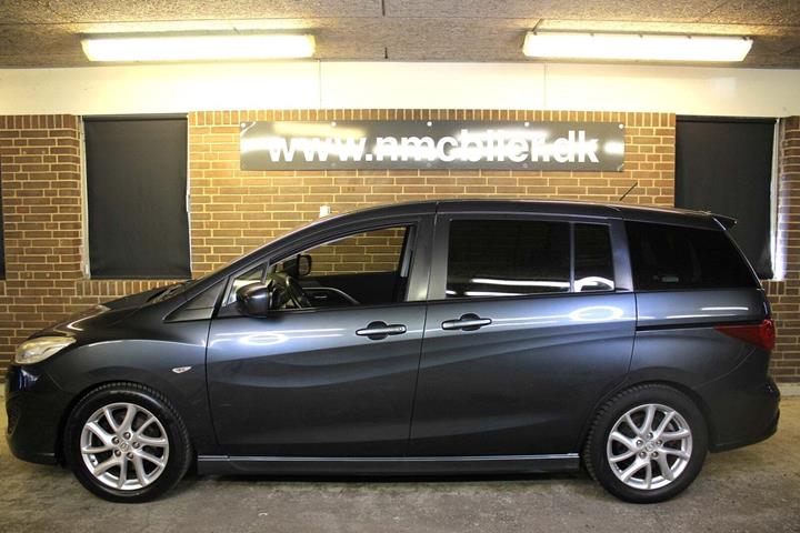 Grå Mazda 5 fra 2013