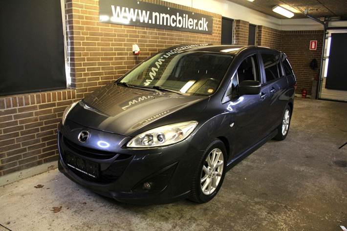 Grå Mazda 5 fra 2013