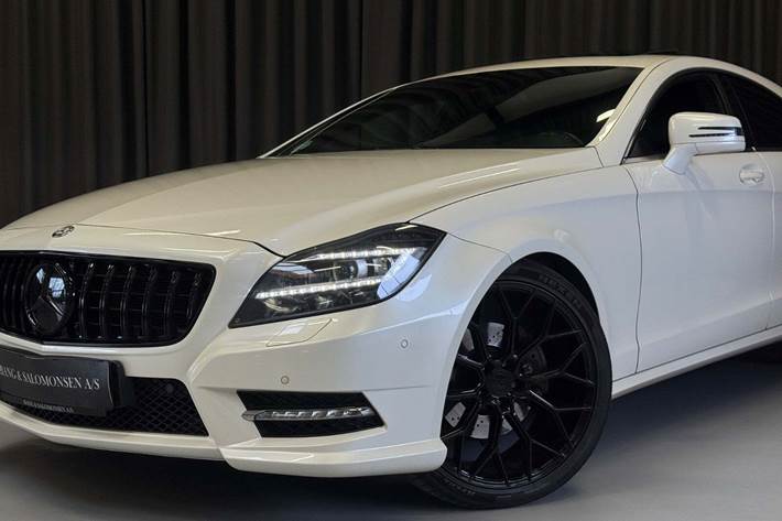 Hvid Mercedes CLS350 fra 2010