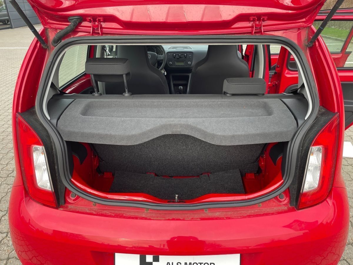 Rød Skoda Citigo fra 2015