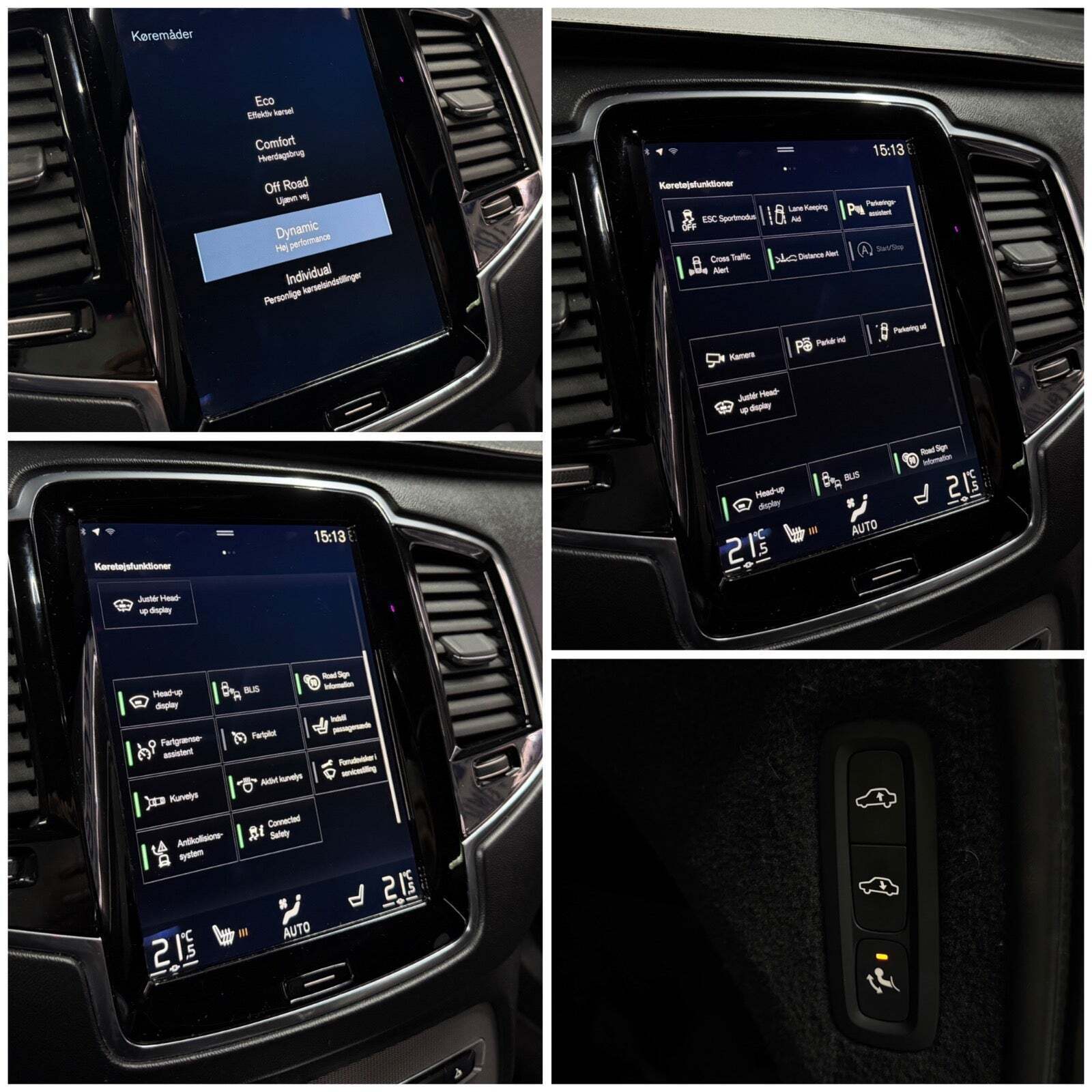 Sort Volvo XC90 fra 2016