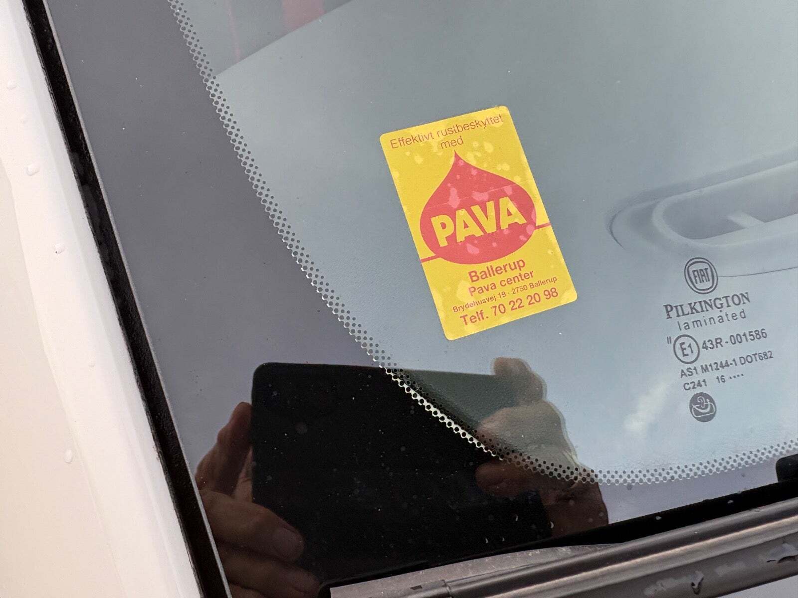 Hvid Fiat 500C fra 2016