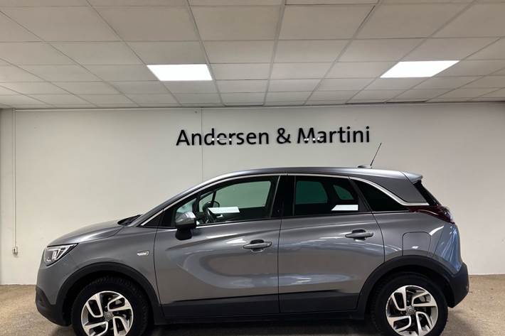 Grå Opel Crossland X fra 2018