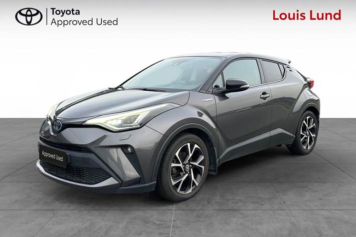 Grå Toyota C-HR fra 2021 set udefra