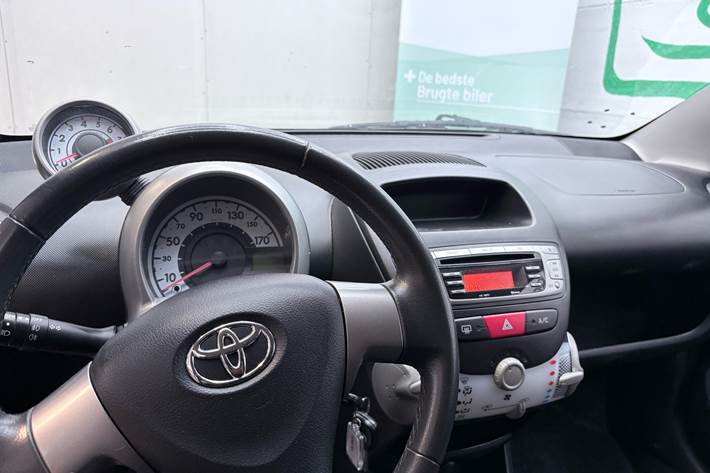 Sort Toyota Aygo fra 2013