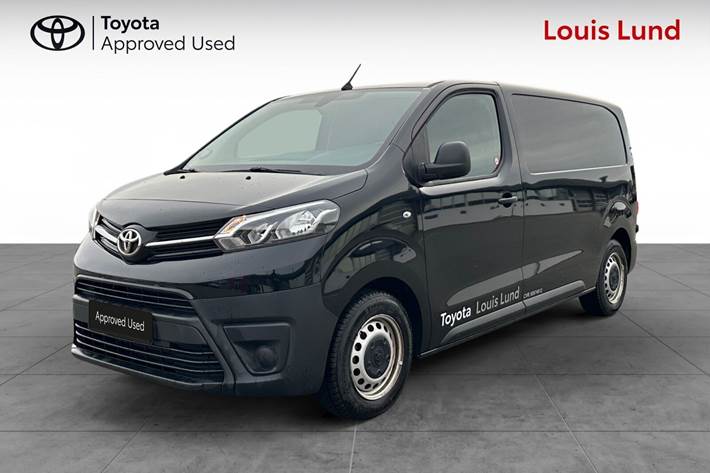 Sort Toyota ProAce fra 2024 set udefra