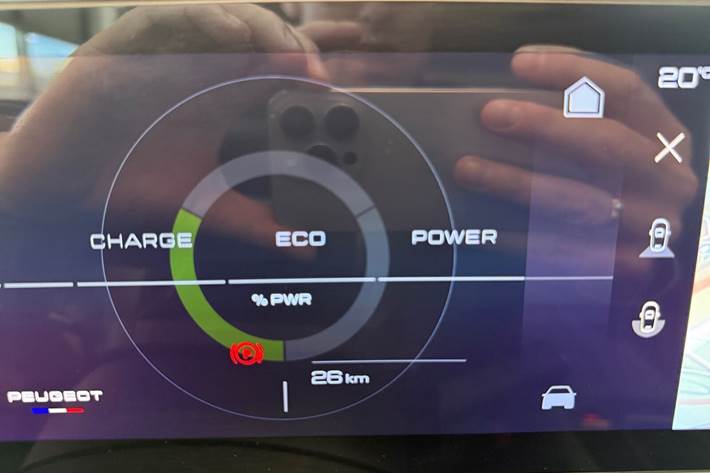 Hvid Peugeot e-5008 fra 2025