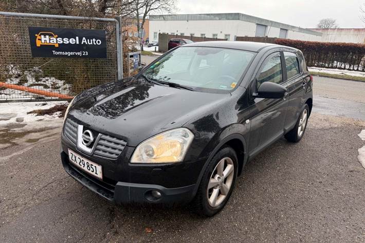 Grøn Nissan Qashqai fra 2008