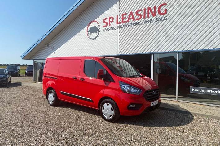 Rød Ford Transit Custom 320S fra 2020