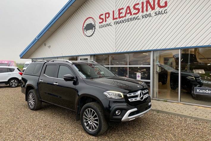 Sort Mercedes X350 d fra 2019