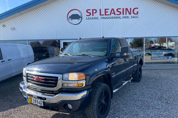 Blå GMC Sierra fra 2006