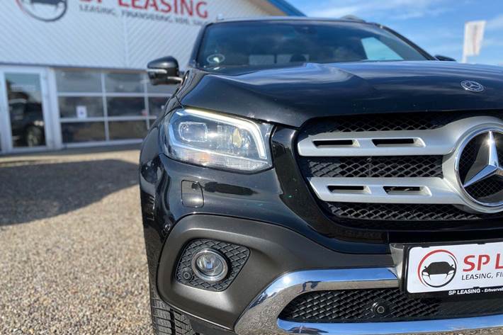 Sort Mercedes X350 d fra 2019