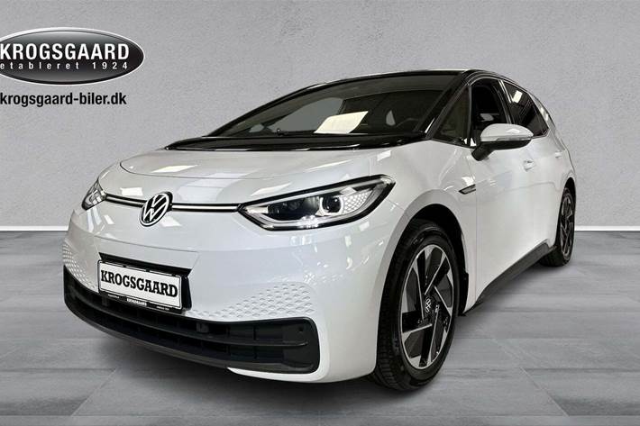 Hvid VW ID.3 fra 2021