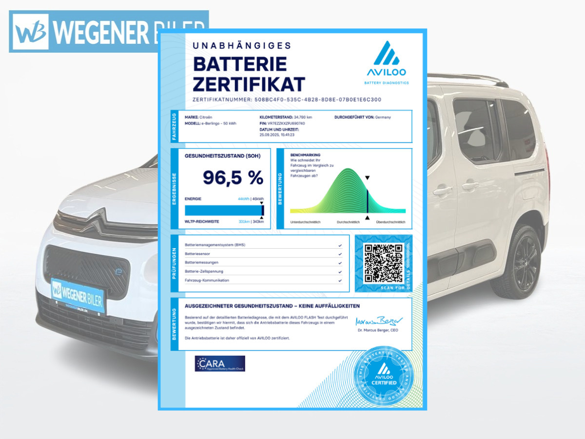 Hvid Citroën ë-Berlingo fra 2023