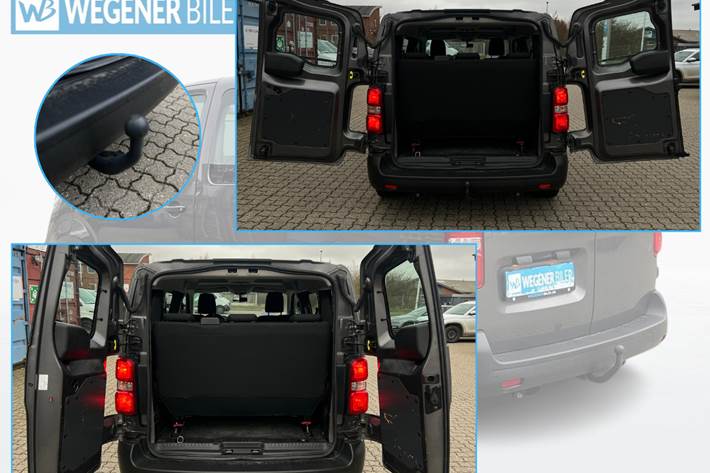 Grå Opel Vivaro-e fra 2021