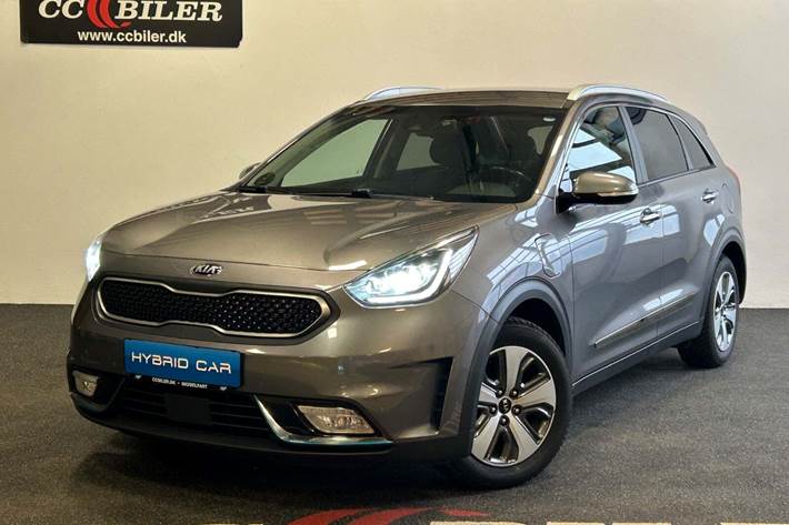 Grå Kia Niro fra 2018