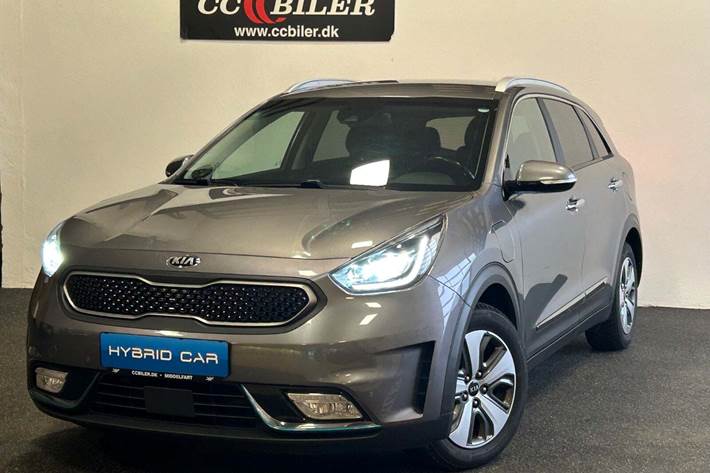 Grå Kia Niro fra 2018
