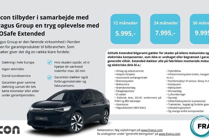 Grå BMW iX3 fra 2022