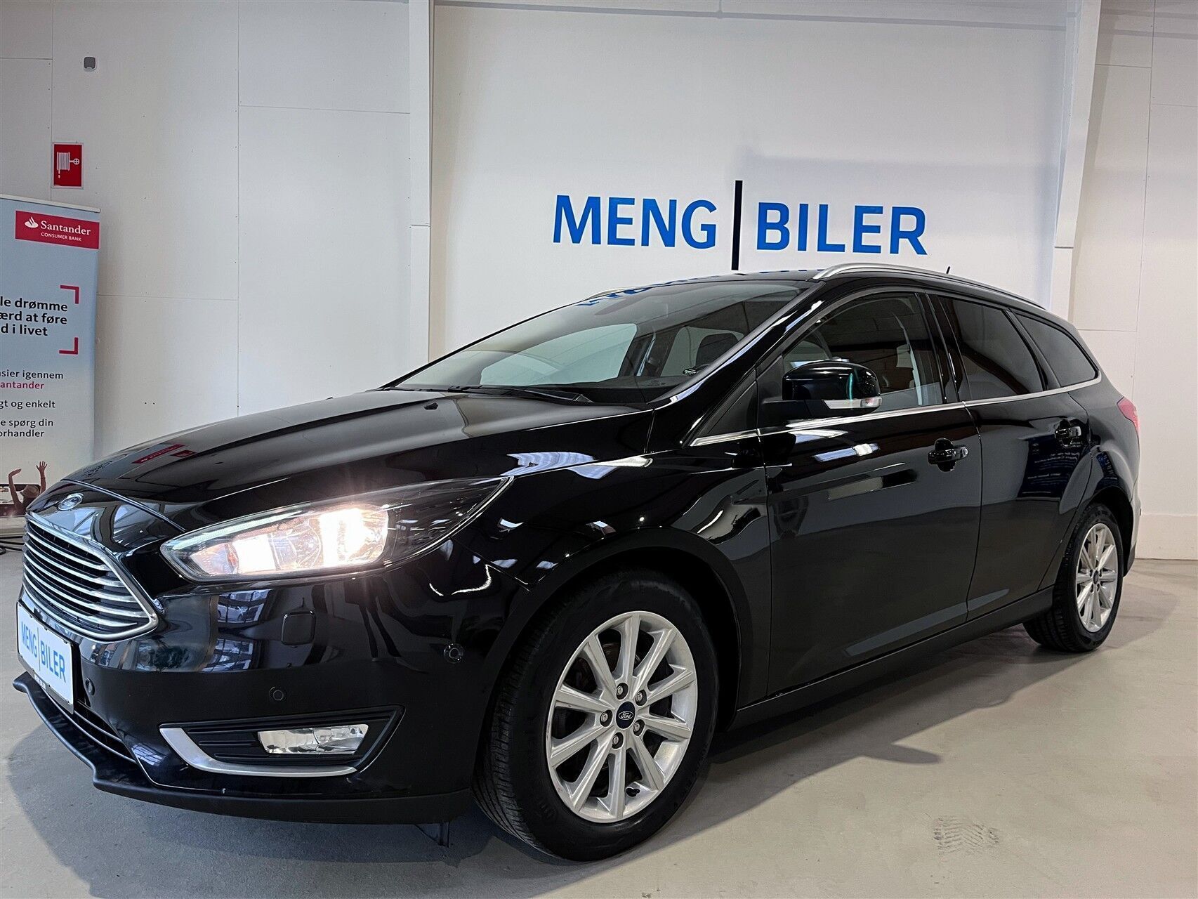 Sort Ford Focus fra 2018