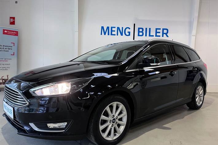 Sort Ford Focus fra 2018