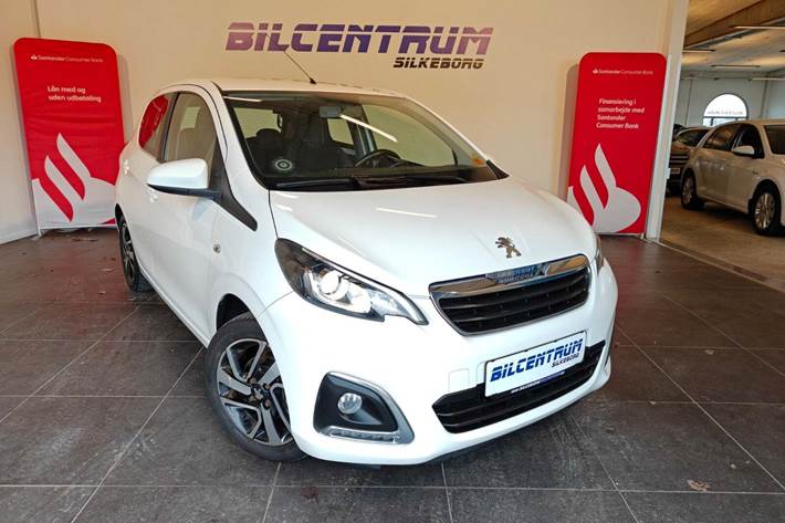 Hvid Peugeot 108 fra 2016