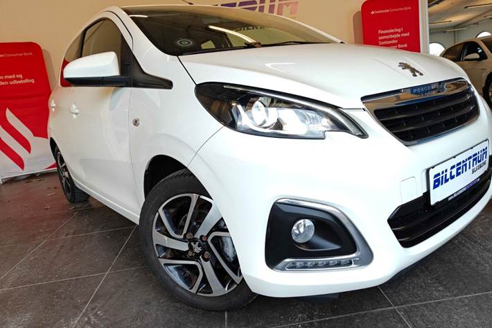 Hvid Peugeot 108 fra 2016