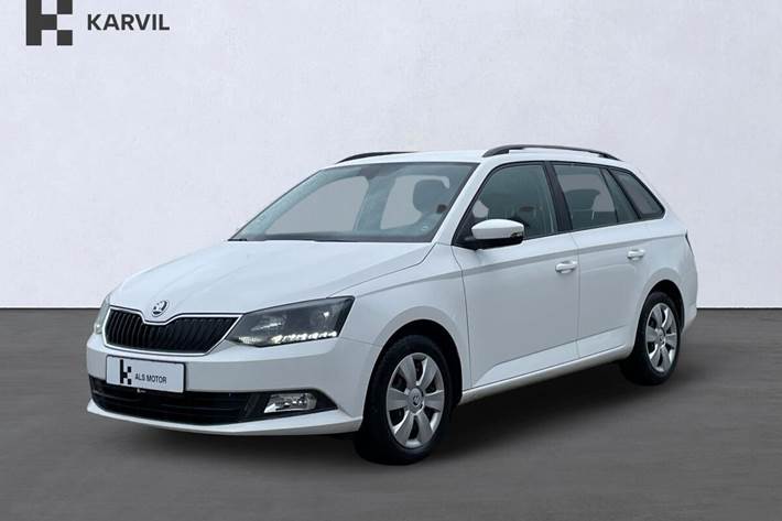 Hvid Skoda Fabia fra 2017
