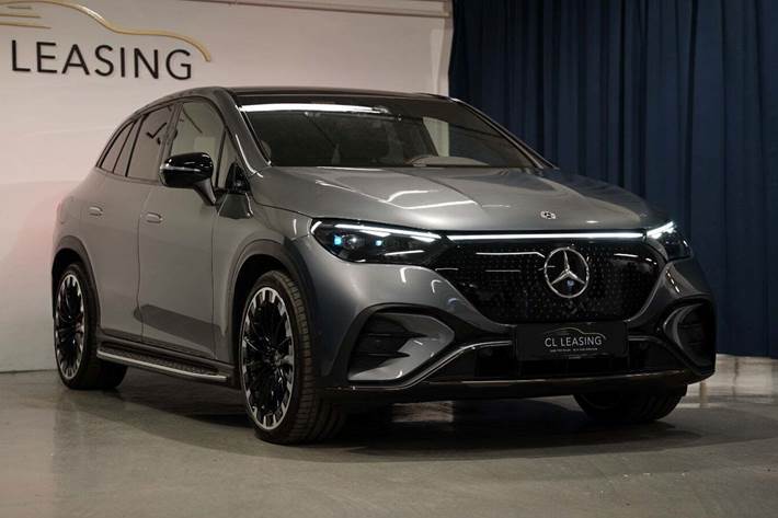 Grå Mercedes EQE500 SUV fra 2024