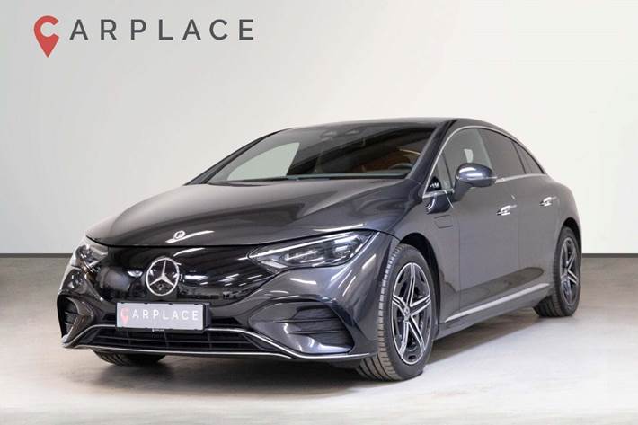 Grå Mercedes EQE350 fra 2024