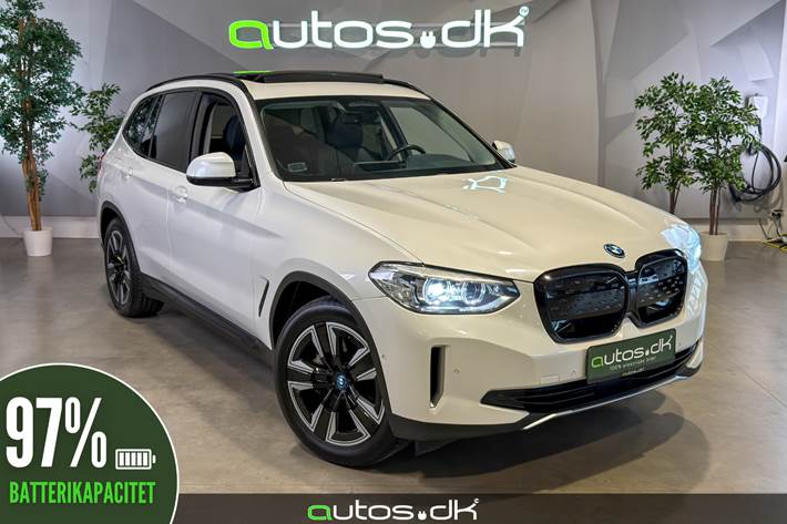 Hvid BMW iX3 fra 2021
