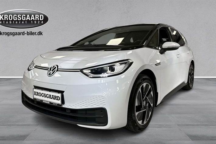 Hvid VW ID.3 fra 2021