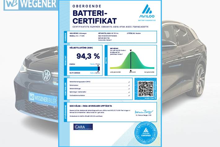 Grå VW ID.4 fra 2021