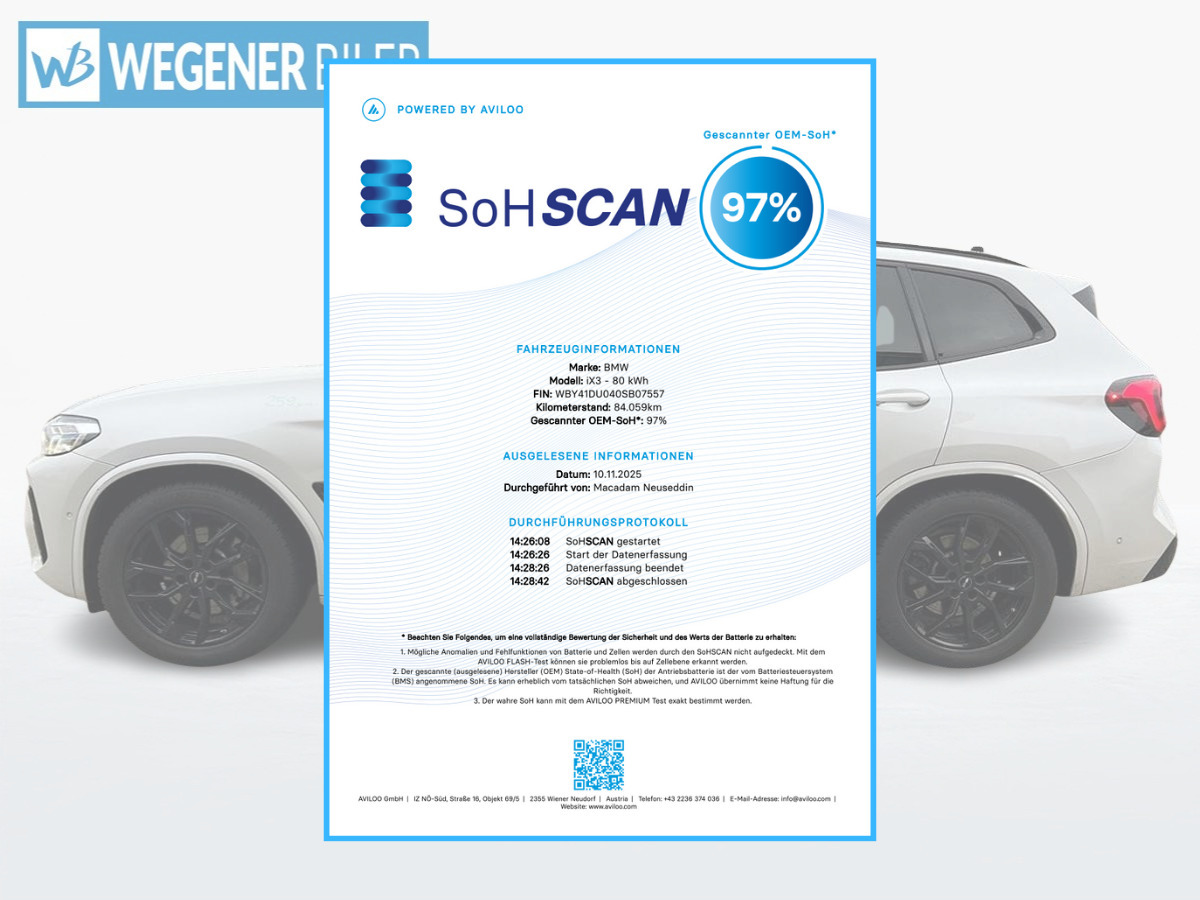 Hvid BMW iX3 fra 2023