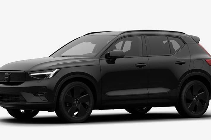 Sort Volvo EX40 fra 2025