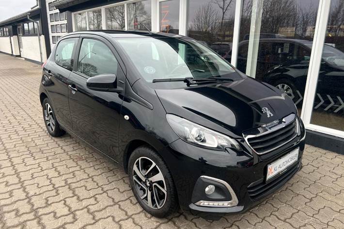Sort Peugeot 108 fra 2018
