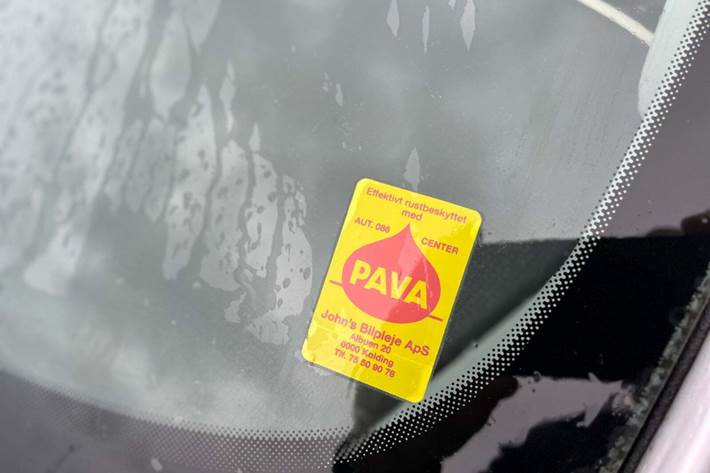 Sølv Fiat Panda fra 2012