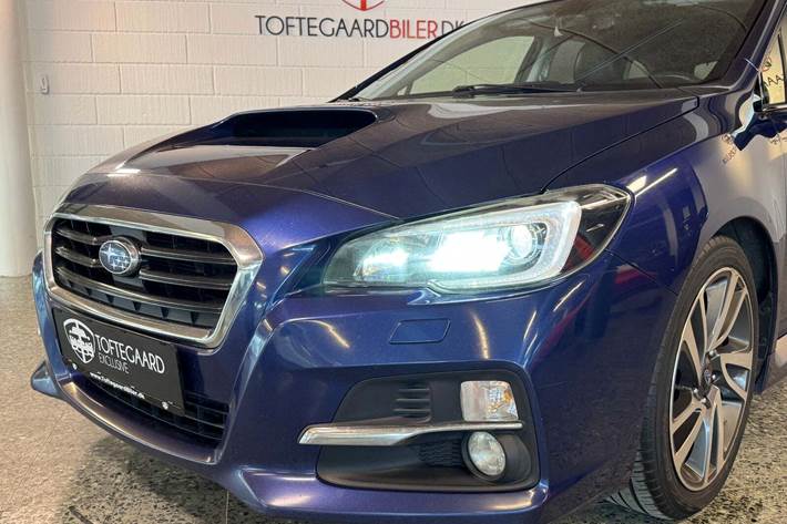 Blå Subaru Levorg fra 2016