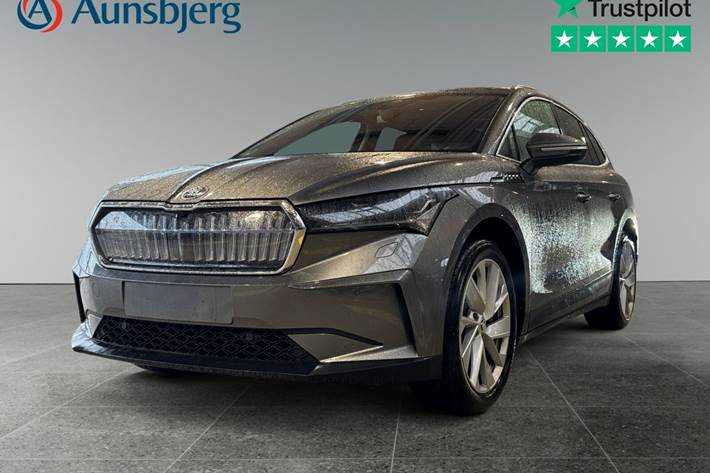Grå Skoda Enyaq fra 2023