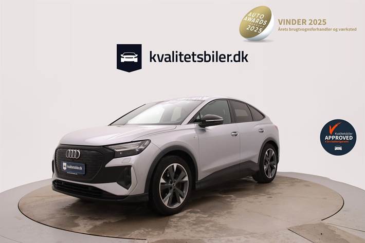 Sølv Audi Q4 fra 2022
