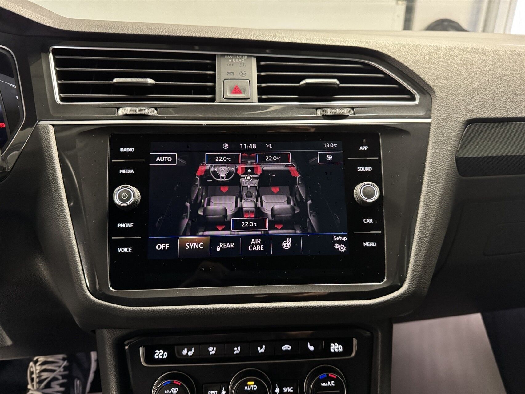 Sort VW Tiguan fra 2019