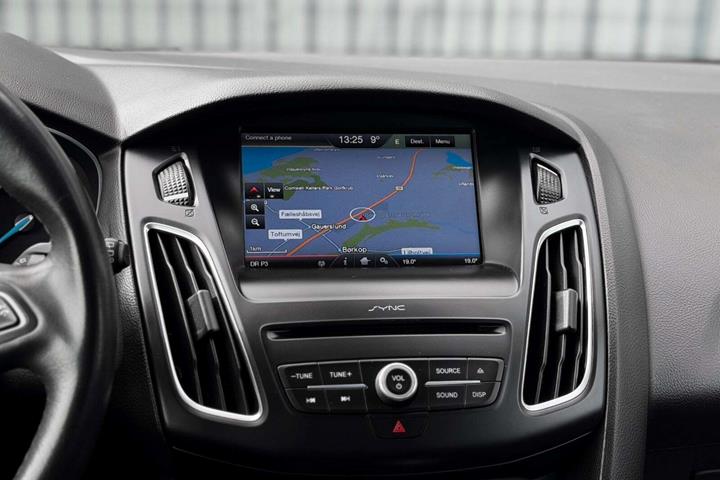 Sort Ford Focus fra 2016