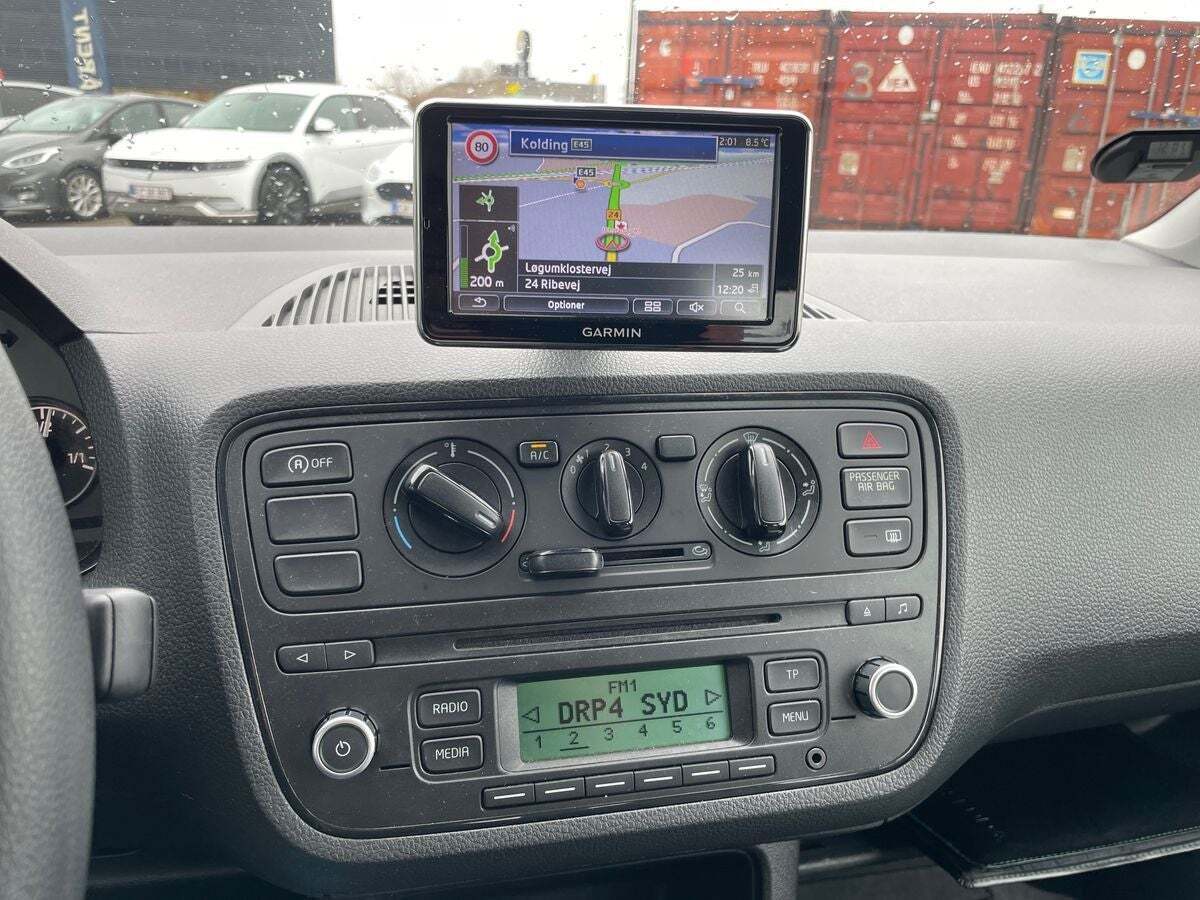 Rød Skoda Citigo fra 2015