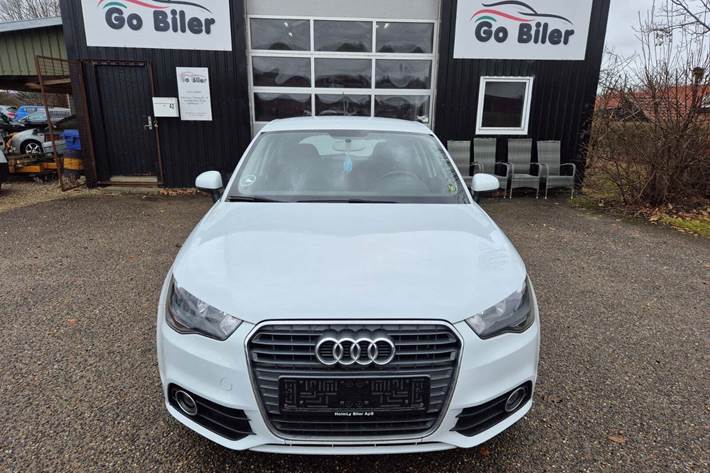 Grøn Audi A1 fra 2014