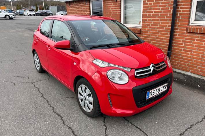 Rød Citroën C1 fra 2017